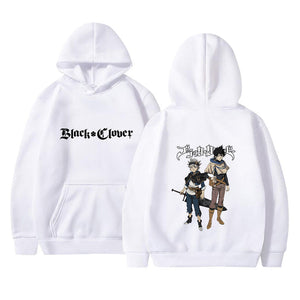 Black Clover Yuno Grinbellor Asta Print Hoodie Autumn Sweatshirt Long Sleeve Pullovers