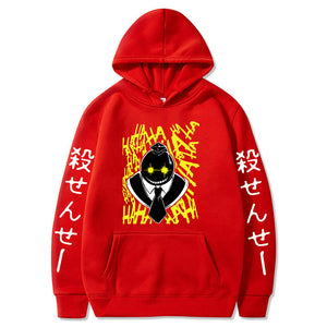 Anime Assassination Classroom Korosensei Hooded Sweatshirt Loose Casual Pullover Oversized Long Sleeve Hoodie