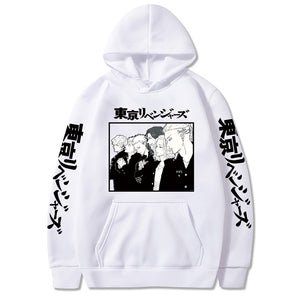 Hot Anime Tokyo Revengers Hoodie Streetwear Casual Sweatshirt