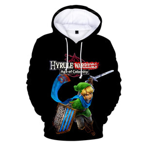 Game Hyrule Warriors : Age of Calamity 3D Print Sport Hoodies