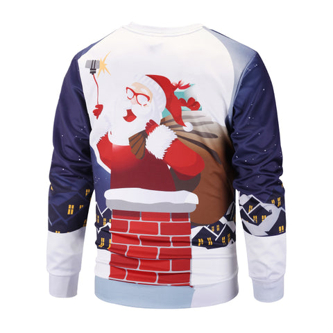 Image of Christmas Sweatshirts - Super Cute Selfie Santa Icon 3D Sweatshirt