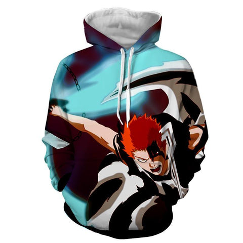 Image of Ichigo Shinigami - 3D Hoodie - Bleach Jacket