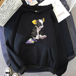 Jojo Bizarre Adventure Hoodies Aesthetic Clothes Iggy Sweatshirt Anime Hoodies