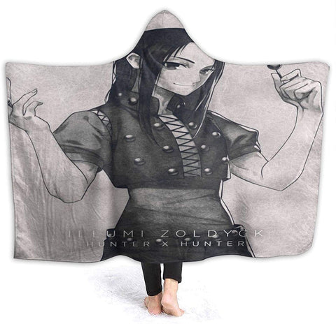 Image of H-unter X H-unter Manga HXH Illumi Zoldyck 3D Printed Hooded Blanket