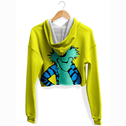 Image of Imaginary Friend Crop Hoodie——Girls Daily Hoodie