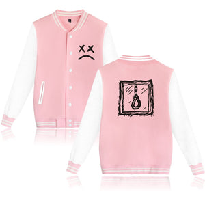 Lil Peep Jackets - Graffit Printed Baseball Jacket