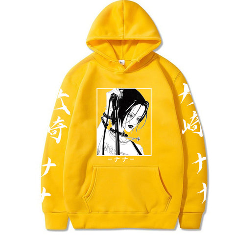 Image of Japan Anime Nana Osaki Hoodies Casual Anime Pullover Sweatshirts