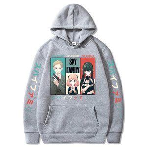 Japan Anime Spy X Family Hoodies Long Sleeve Streetwear Sweatshirts