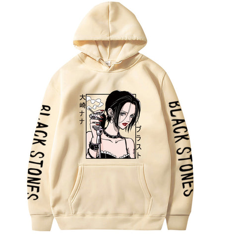 Image of Japanese Anime Hoodie Nana Osaki Print Pullovers Tops Male and Female