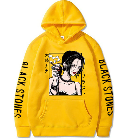 Image of Japanese Anime Hoodie Nana Osaki Print Pullovers Tops Male and Female