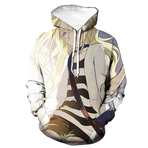 Image of Anime Angels Of Death Hoodies - 3D Print Hooded Sweatshirt Pullover