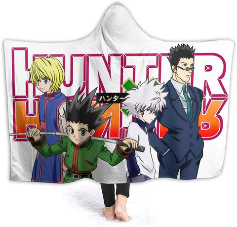 Image of Anime Stylish Hooded Blanket - Hunter×Hunter Anti-Pilling Flannel Blankets