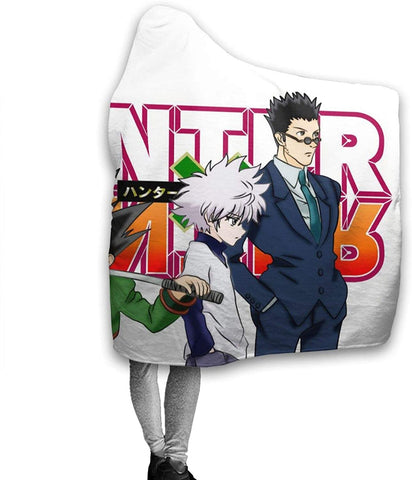 Image of Anime Stylish Hooded Blanket - Hunter×Hunter Anti-Pilling Flannel Blankets