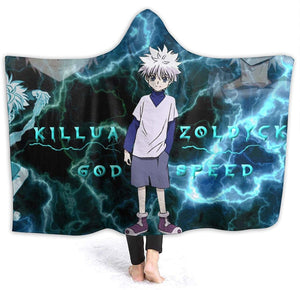 Anti-Pilling Stylish Hooded Blanket - Hunter×Hunter Flannel Blankets