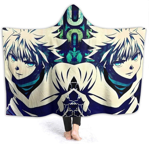 Image of Anti-Pilling Flannel Hooded Blanket - Hunter×Hunter Blankets