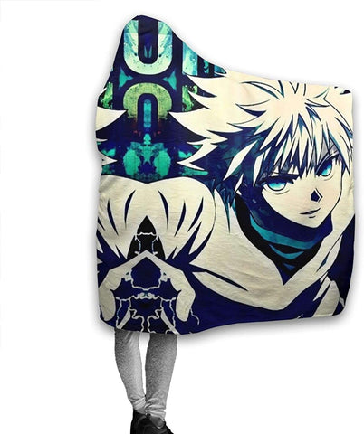 Image of Anti-Pilling Flannel Hooded Blanket - Hunter×Hunter Blankets