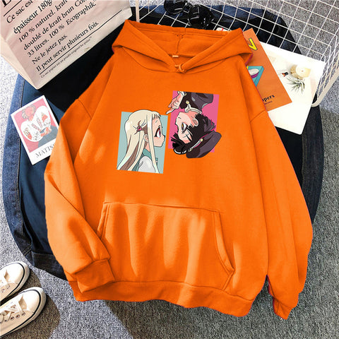 Image of Jibaku Shounen Hanako Kun Hoodies Anime Toilet-Bound Hanako-Kun Print Sweatshirts Oversized Hoodie Harajuku Tracksuits