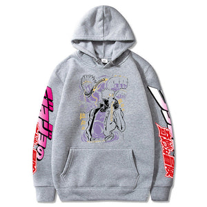 JoJo's Bizarre Adventure Jotaro Star Platinum Graphic Hoodie Harajuku Sweatshirt