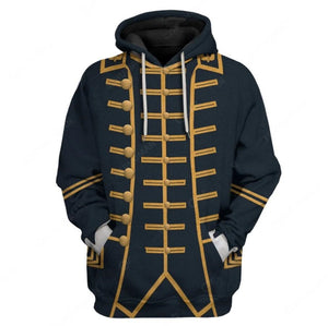 Historical Personage John Hancock 3D Printed Cosplay Hoodie