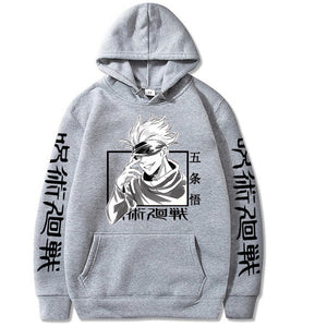 Jujutsu Kaisen Hoodie Gojo Satoru Hip Hop Anime Pullovers Top