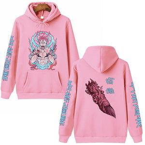 Jujutsu Kaisen Hoodie Ryomen Sukuna Hip Hop Anime Pullovers Top