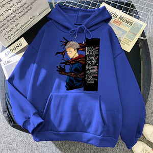 Jujutsu Kaisen Itadori Yuuji Print Hoodie