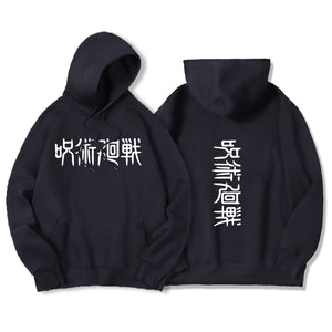 Jujutsu Kaisen Japan Anime Print Hoodies Unisex Loose Oversize Clothing
