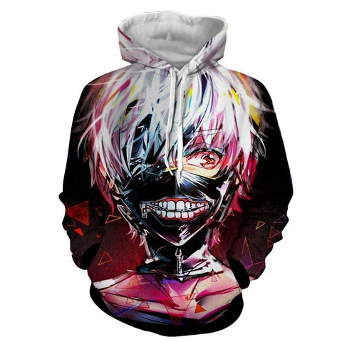 Image of Dithyramb Kaneki Tokyo Ghoul 3D Printed Hoodie