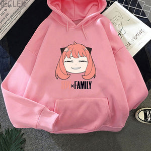 Spy X Family Hoodies Anime Hoodies Loose Hooded Streetwear Sweatshirt