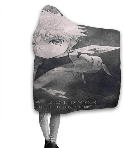 Image of H-unter X H-unter Manga HXH Killua 3D Printed Hooded Blanket