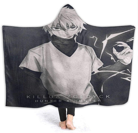 Image of H-unter X H-unter Manga HXH Killua Zoldyck 3D Printed Hooded Blanket