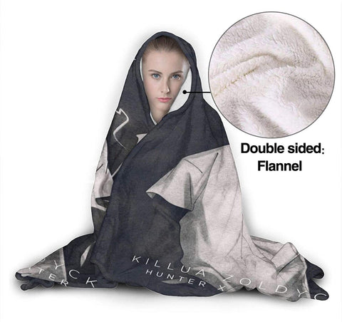 Image of H-unter X H-unter Manga HXH Killua Zoldyck 3D Printed Hooded Blanket