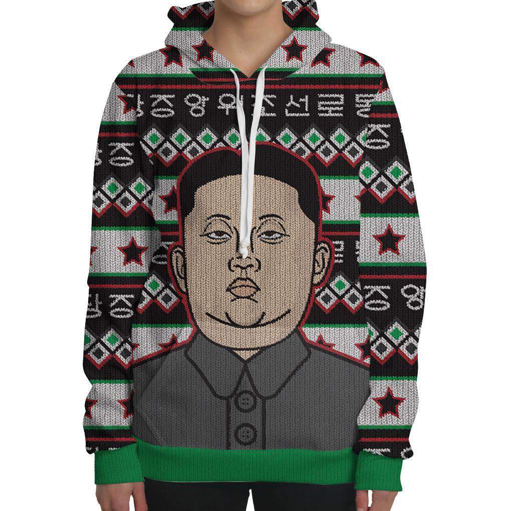 Kim Jong Un Xmas Hoodie