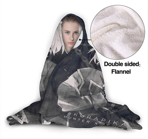 Image of H-unter X H-unter Kurapika 3D Printed Hooded Blanket