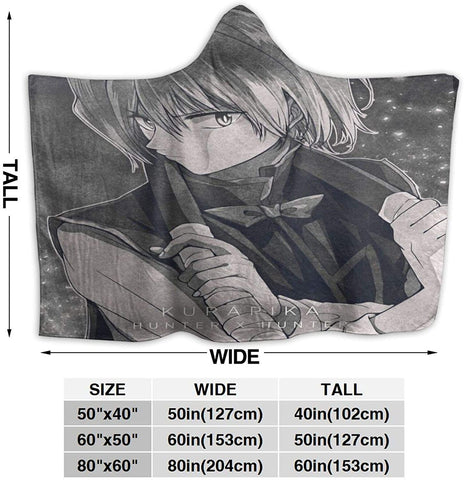 Image of H-unter X H-unter Kurapika 3D Printed Hooded Blanket