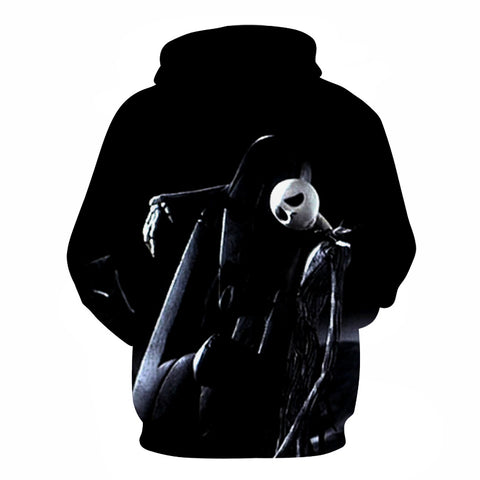 Image of Halloween Jack Skellington sleep 3D Printed Hoodie