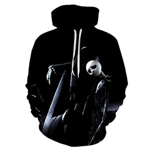 Halloween Jack Skellington sleep 3D Printed Hoodie