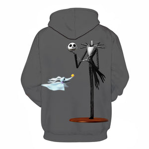 Halloween magician Jack 3D  Printed Hoodie