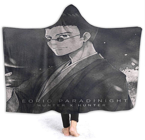 Image of H-unter X H-unter Leorio Paradinight 3D Printed Hooded Blanket
