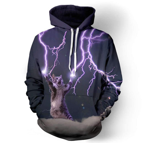 Image of Lightning Cat Hoodie