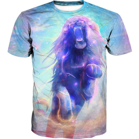 Image of Galaxy Lion Hoodies - Lion Pullover Hoodie