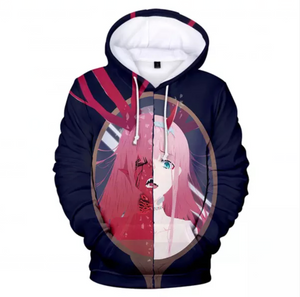 3D Printed Hoodies - Anime DARLING in The FRANXX Sweatshirt
