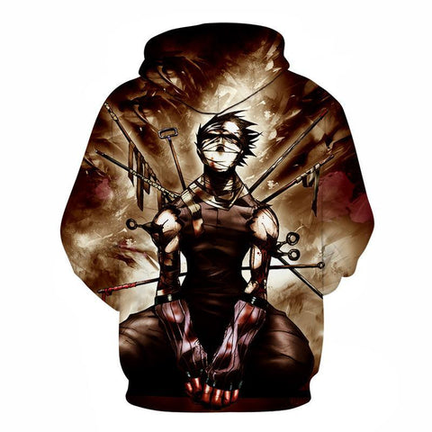 Image of Naruto Hoodie - Momochi Zabuza Pullover Hoodie