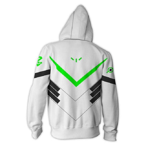 Image of Overwatch Hoodie - Genji Zip Up Hoodie