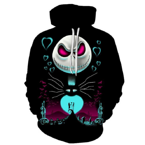 Image of Jack Skellington Hoodies - Pullover Hoodie