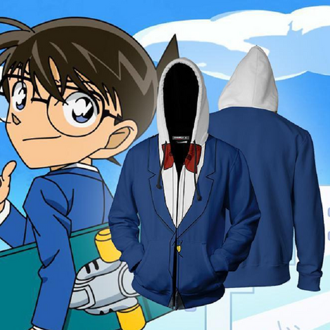 Image of Detective Conan Hoodie - Zip Up Hoodie