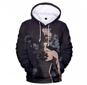 Anime Black Clover Hoodie Sweatshirt - Casual Streetwear