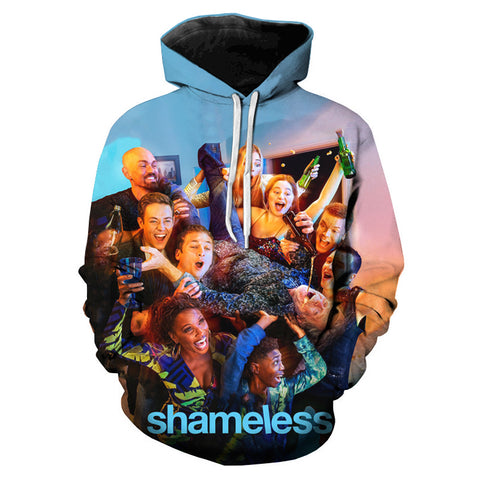 Image of Fashion Casual TV Series Shameless Pullover Hoodies