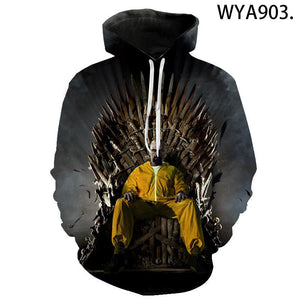 TV Series Breaking Bad Hoodies - 3D Printed Streetwear Pullover