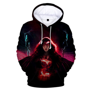 Fashion 3D Printed Wanda Vision Hoodie Sweatshirts